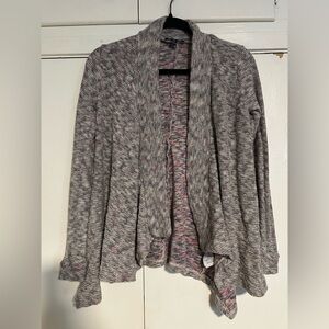 American Eagle Open Front Knit Cardigan Size S/P Marled Boho Sweater